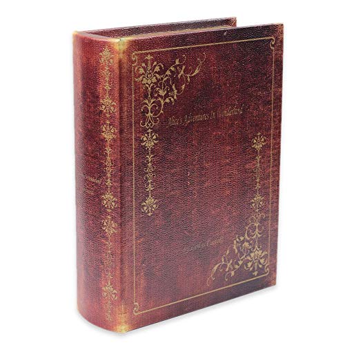 アンティーク風 シークレットボックス Lサイズ 「Alice's Adventures In Wonderland」 洋書型 小物入れ アクセサリー 収納 金庫 ケース 5,170円