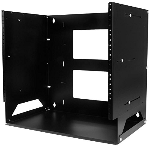 StarTech.com 壁掛け型ウォールラック 棚板付属 スチール製 8U WALLSHELF8U