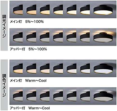 アートワークスタジオ グロー 4000 LED シーリングライト 8畳 【LED電球付き】 40000時間 調光 調色 (暖色/白色 切り替え可) 間接照明機