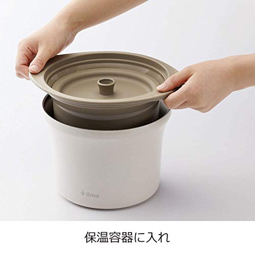 ピーコック魔法瓶工業 電子レンジ 調理器 イルマ リビングジャー ホワイト 1.72L ACA-160 Wの通販は