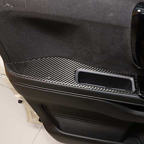 METYOUCAR ホンダ N-BOX 2017-2021 JF3 JF4 専用 ドアアームレストパネル ステッカー ドアプルハンドル カバー インナードアトリム ドアトリムグラブカバー カーボンファイバー素材 汚れ キズ防止カバー 運転の通販は