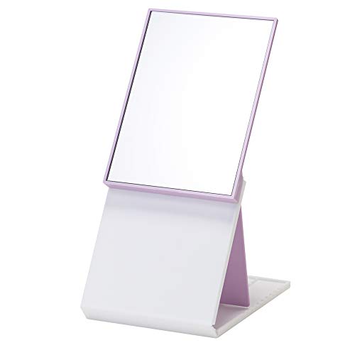 ナピュアミラー 【ハイポジション でメイクが楽】 2WAYコンパクトスタンドミラー 2段階高さ調整 化粧鏡 卓上鏡 クリア 本当の肌色を映す メイク かがみ コンパクトの通販は 4,546円