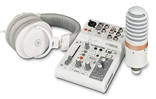 ヤマハ YAMAHA ミキサー ライブストリーミングパック 3チャンネル ホワイト AG03MK2 W LSPKの通販は