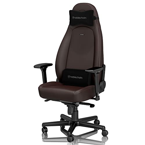 noblechairs ゲーミングチェア デスクチェア JAVA EDITION ICON(アイコン) ジャワエディション ハイブリットPUレザー マットブラウン NBL-ICN-PU-JED-SGLの通販は