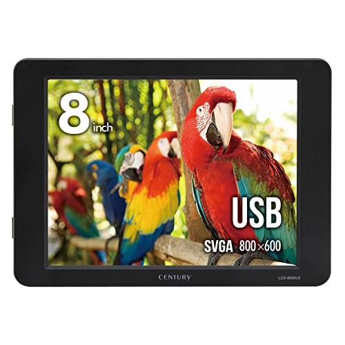 センチュリー 8インチUSB接続サブモニター plus one LCD-8000U2BV2_FPの通販は