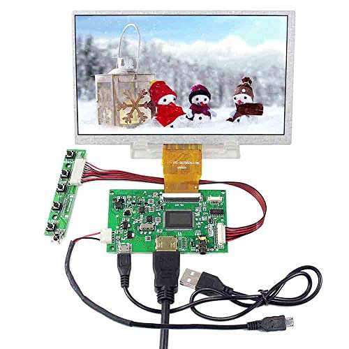7インチ IPS液晶パネル 1024x600 HDMI LCDコントロール基板 ラズベリーパイ支持 USB 電源ケーブルの通販は