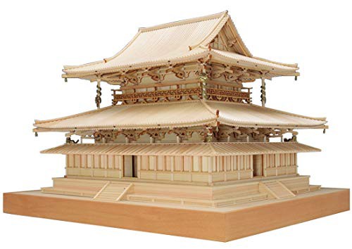 ウッディジョー 1/75 法隆寺 金堂 木製模型 組み立てキット