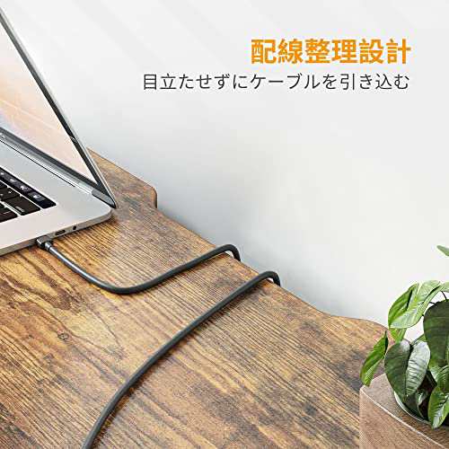 CubiCubi デスク 机 幅80cm*奥行き40cm パソコンデスク 机pcデスク ゲーミングデスク テレワーク 子 ラック付き 勉強机 組立簡単 一人暮