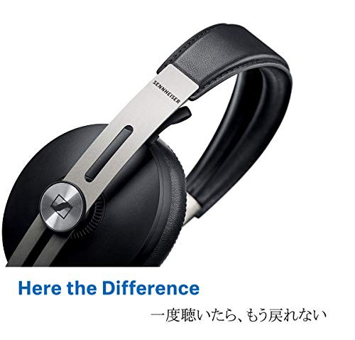 Sennheiser ゼンハイザー MOMENTUM Wireless M3AEBTXL BLACK  Bluetoothノイズキャンセリングヘッドホン, オートon/off, スマートポーズ,