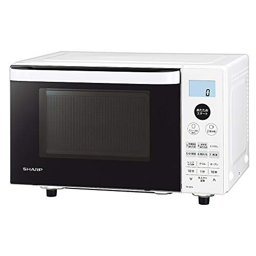 シャープ オーブンレンジ 18L フラット センサー ホワイト RE-SS7A-W