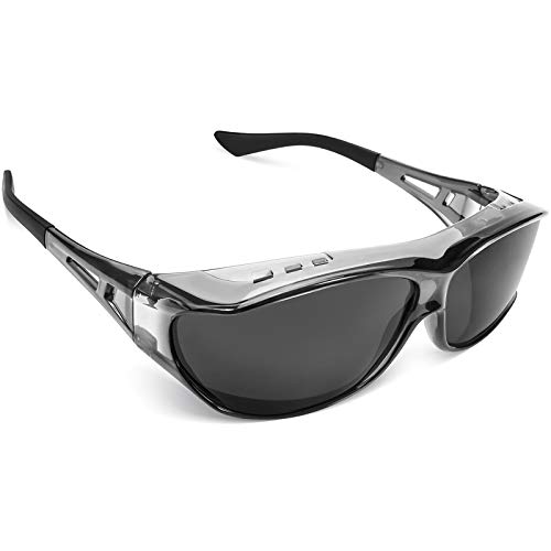 TINHAO 偏光 オーバーグラス オーバーサングラス 偏光サングラス メガネの上からかけられるオーバーグラス レンズ曲がる 偏光グラス UVカット 紫外線カット 反射・眩しい光防止 ドライブ ゴルフ 釣り アウトドア スポーツ偏光サングの通販は 5,300円