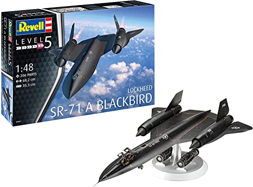 ドイツレベル 1/48 アメリカ空軍 ロッキード SR-71 ブラックバード プラモデル 04967の通販は