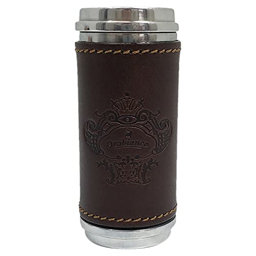 オロビアンコ 携帯灰皿 ブラウン OROBIANCO ORA-001 灰皿 アッシュトレイ 喫煙具 本革 おしゃれ 日本製 小物 ギフト プレゼント コンパクトの通販は 9,800円