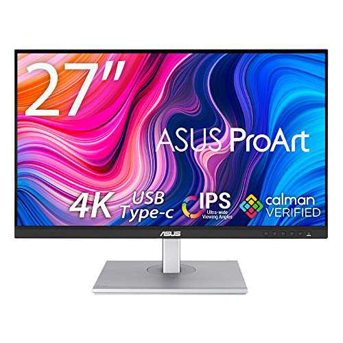 ASUS 4K モニター 27インチ PA279CV-J (無輝点交換/HDR/IPS/USB Type-CDPHDMI/高さ調整/回転/SRGB100%/Rec.709/Calman Verified/ProArt