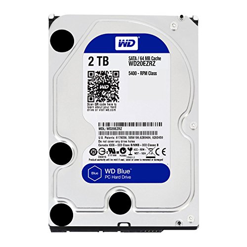 WD HDD 内蔵ハードディスク 3.5インチ 2TB WD Blue WD20EZRZ-RT