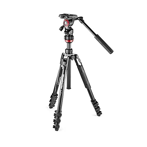 Manfrotto befree live アルミニウムL三脚ビデオ雲台キット ミラーレス一眼 運動会 旅行 ブイログ MVKBFRL-LIVE