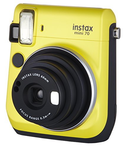 FUJIFILM インスタントカメラ チェキ instax mini 70 イエロー INS ...