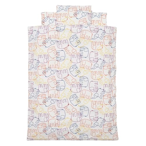 nishikawa  西川  ベビー 布団セット 6点セット 赤ちゃん用 フィンレイソン エレファンティ・ヴィッリ 洗える 北欧 日本製 WF54302000の通販は