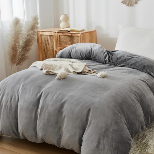 EMME あったか掛け布団カバー シングル フランネル 冬 極細マイクロファイバー 毛布カバー なめらか ふわもこ 厚手 発熱 掛けふとんカバー 暖かい 静電気防止 掛布団カバー 蓄熱保温 抗菌防臭 毛布にもなる単品売りファスナー仕様 グの通販は 6,300円