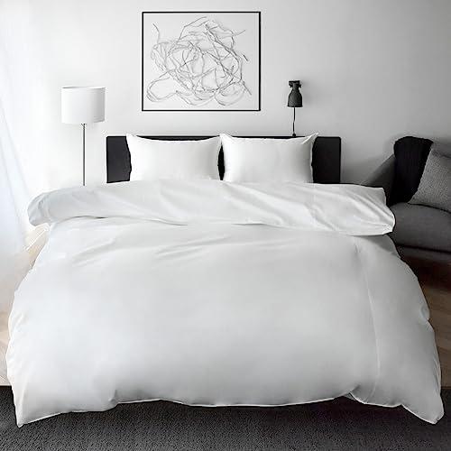 掛け布団カバー セミダブル 日本製 綿100％ 防ダニ 布団カバー 350本高密度生地 サテン 北欧 シルクのような肌触り ホテル仕様 掛けカバー 掛けふとんカバー ノーブル (セミダブル, パールホワイト)の通販は 7,500円