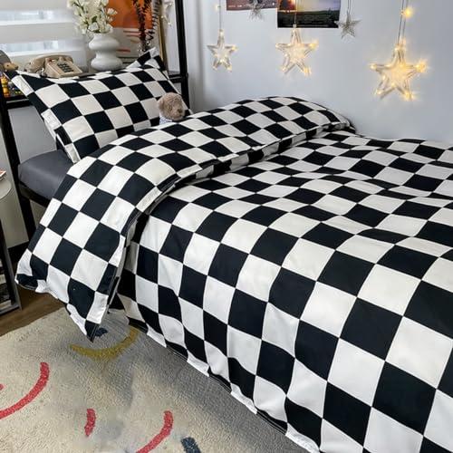 布団カバー シングル 3点セット 掛け布団カバー フラットシーツ 枕カバー トップシーツ ピロケース 洋和兼用 オールシーズン対応 (ブラック, シングル)の通販は 5,100円