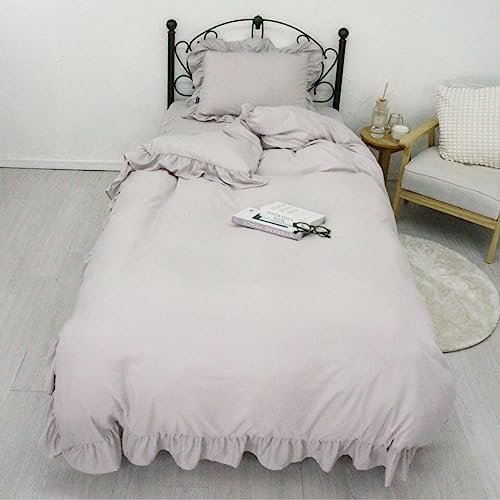 シーフィールド フリル 布団カバー3点セット シングル シングルロング S 大人可愛い くすみカラー カフェオレベージュ 枕カバー シーツ 掛け布団カバー 丸洗い可 Anell SN-23-300-01-99-18の通販は 5,000円