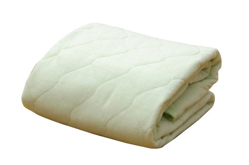 イケヒコ・コーポレーション 敷きパッド ダブル 寝具 洗える 無地 ヒバエッセンス使用 『ヒノール』 グリーン 約140×205cmの通販は