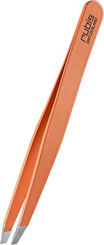 Rubis ツイーザー・クラシック ソフトタッチ オレンジ毛抜き 斜刃タイプ正規取扱・品の通販はツィザー（毛抜き）