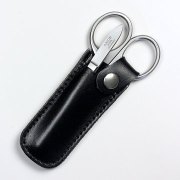 ドイツ・ゾーリンゲン AXiON（アクシオン）グルーミング２点セット （コンコルド型眉ハサミ + ウルトラファイン毛抜き）本革ケース入り #slg008996fbaの通販は 5,000円