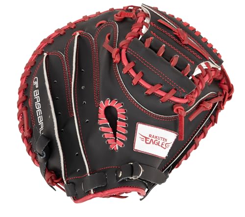 楽天ゴールデンイーグルス×GP(ジーピー) 野球 キャッチャーミット 大人用 軟式 一般 右投げ ブラック/オレンジの通販は 11,300円