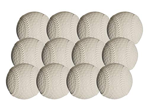 キャッチボール ハンドベースボール 三角ベース 野球ゲーム ボール KSふわふわボールN白 軟球タイプ 12個の通販は