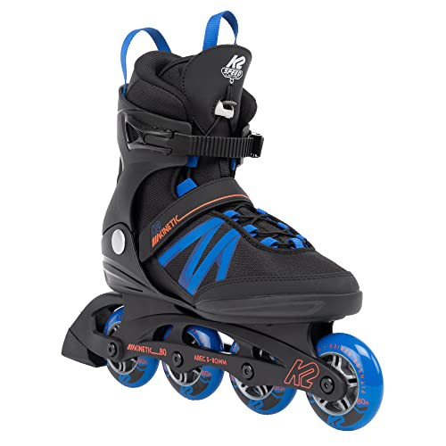 K2 ケーツー インラインスケート KINETIC 80 PRO M I220200901075 キネティック80プロ メンズ ブラック/ブルー/レッド 7.5(25.5cm)の通販は