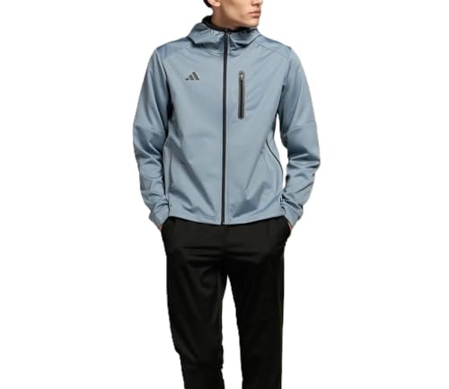 [アディダス] サウナスーツ ハイドロ HYDRO サウナスーツ 4.0 上下セット ADISS24M サウナスーツ セットアップ ジャケット パンツ ランニング ジョギング ワークアウト (プリラブドブルー, X-Large)の通販は 20,700円