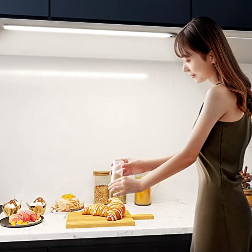 LED バーライト100cm 5000 900LM キッチンライト0.7cm超薄型 無段調光 タッチレス 手元灯 流し元灯 センサーライト 非接触 ACアダプター付き 台所 棚下 間接照明 工事不要 ((昼白色, 100cm)の通販は 5,185円