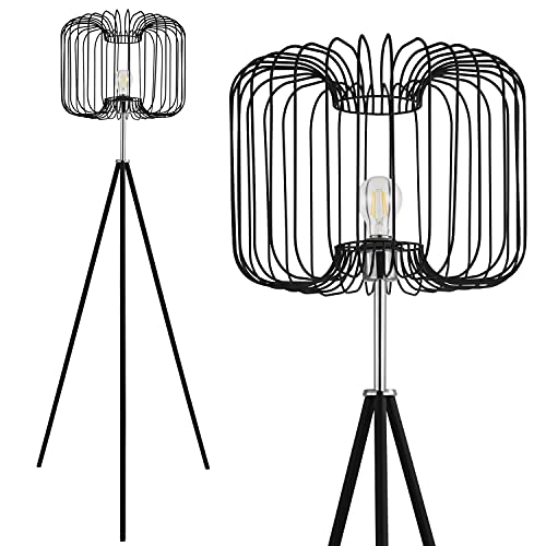 EGLO エグロ/CORSAVY コルサヴィ スタンドライト フロアランプ 黒 ブラック おしゃれ ダイニング デザイナー 北欧 ダイニング インテリア LEDの通販は