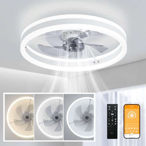 LEDシーリングファンライト サーキュレーター付き 8~10畳 調色/調光/風量調整 DCモーター天井扇 最大5200LM ファン正逆回転 タイマー機能 節電 省エネ 寝室 和室 天井照明 空気循環 リモコン/説明書付 Φ50CMの通販は