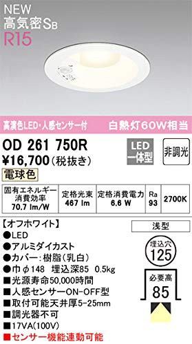 オーデリック ダウンライト OD261750ROD 261 750R
