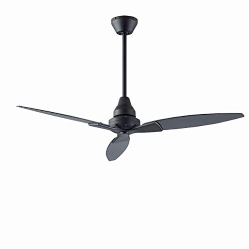 ダイコー シーリングファン ブラック 軽量 吹き抜け 傾斜天井 リモコン 簡易取付 DGC-074の通販は