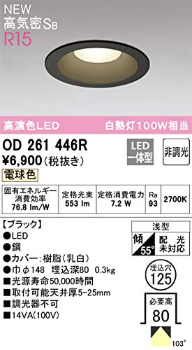 オーデリック ダウンライト OD261446ROD 261 446Rの通販は 6,438円