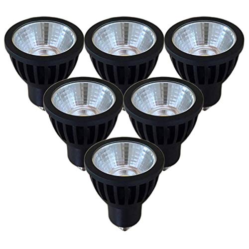 Fwaytech スポットライト e11 狭角 調光対応 高演色Ra92以上 暖色2300K 7W LEDハロゲン電球60W〜75W相当 ダクトレールLEDスポットライト密閉器具対応 6個セット (濃い電球色相当(2300K), 本体黒 の通販は 7,917円