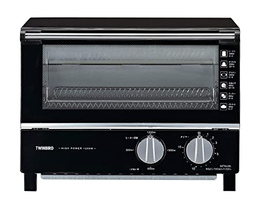 ツインバード 燕三条 トースター オーブントースター 2枚焼き 出力4段階 遠赤ヒーター搭載 取り出しラク メーカー1年ブラック TS-4019Bの通販は