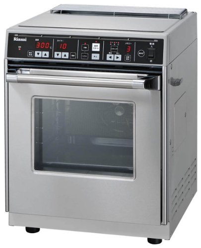 中古】 リンナイ 業務用卓上型ガス高速オーブン コンベック