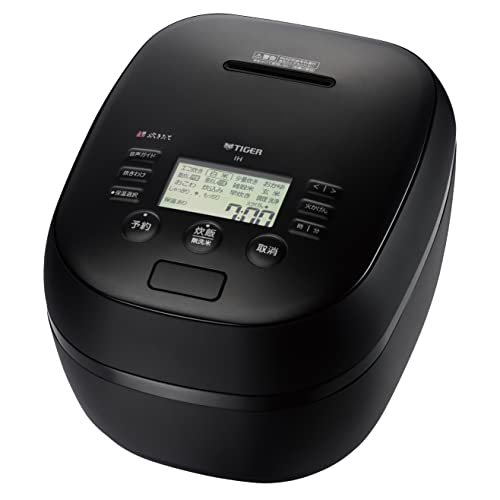 タイガー魔法瓶(TIGER) 炊飯器 5.5合 圧力IH ご泡火炊き 本土鍋 3段階炊き分け 3段階火かげん選択 少量旨火炊きメニュー付き 音声ガイド 炊きたて マットブラック JPH-J10NKMの通販は