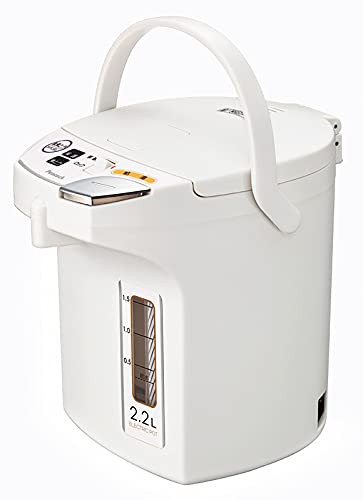 ピーコック 電気ポット 2.2L 保温機能 カルキとばし機能 ステンレス内容器 湯沸かしポット 空だき防止 電動給湯式 保温ポット 2.2リットル ホワイト WMJ-22 Wの通販は