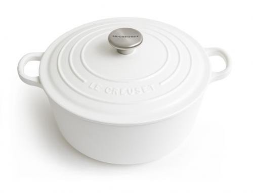 ル・クルーゼ(Le Creuset) 鋳物 ホーロー 鍋 ココット・ロンド 24 cm コットン ガス IH オーブン 対応 【日本正規販売品