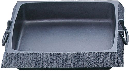 岩鋳 Iwachu すき焼き鍋 石庭角(大) 黒焼付 内寸24×24cm IH対応 南部鉄器 20027の通販は 10,100円