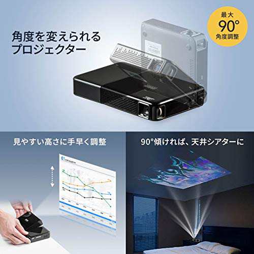 サンワダイレクト モバイル プロジェクター 小型 200ANSIルーメン HDMI