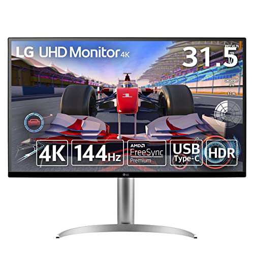 注文割引 LG モニター ディスプレイ 32UQ750-W 31.5インチ/4K/144Hz/VA