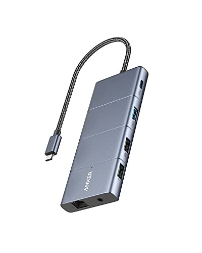 Anker 565 USB-C ハブ (11-in-1) 10Gbps 高速データ転送 4K HDMIポート DisplayPort 100W USB PD対応 USB 3.2 Gen 2 USB-Cポート USB-Aポ