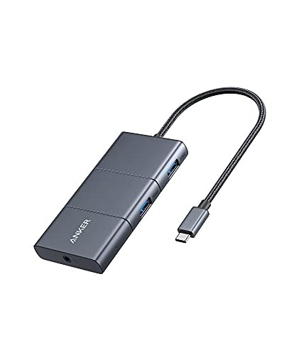 Anker PowerExpand 6-in-1 USB-C 10Gbps ハブ 4K HDMIポート 100W USB Power Delivery対応 USB-Cポート 10Gbps 高速データ転送 USB-Cポー